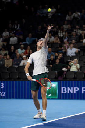 TENNIS : ATP, Tennis Herren 250 - Grand Tennis AURA - Decines (France) 18 10 2026 Kyrian Jacquet (Fra) faces Sascha Gueymard (FRA) during the qualifying tournament of the Auvergne Rhône-Alpes Grand Prix at the LDLC Arena in Décines on October 18, 2026. Photo Sandrine Thesillat PsNewZ  Copyright: xSandrinexTHESILLATx
