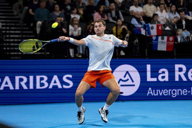 TENNIS : ATP, Tennis Herren 250 - Grand Tennis AURA - Decines (France) 18 10 2026 Valentin ROYER (FRA) vs Clement TABUR (FRA) during the qualifying tournament of the Auvergne Rhône-Alpes Grand Prix at the LDLC Arena in Décines on October 18, 2026. Photo Sandrine Thesillat PsNewZ  Copyright: xSandrinexTHESILLATx