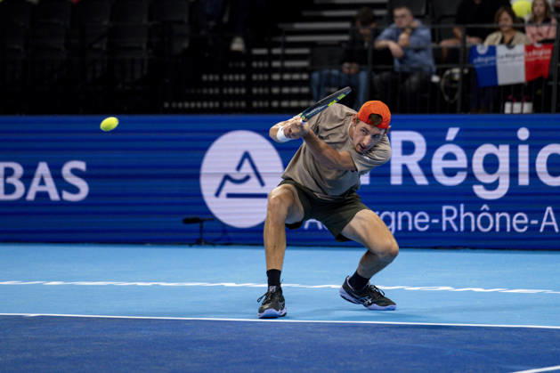 TENNIS : ATP, Tennis Herren 250 - Grand Tennis AURA - Decines (France) 18 10 2026 Valentin ROYER (FRA) vs Clement TABUR (FRA) during the qualifying tournament of the Auvergne Rhône-Alpes Grand Prix at the LDLC Arena in Décines on October 18, 2026. Photo Sandrine Thesillat PsNewZ  Copyright: xSandrinexTHESILLATx