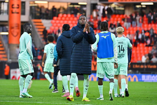 FC Lorient v AS Monaco - Ligue 1 McDonald s 2026 2027 Pape CABRAL and Denis ZAKARIA of Monaco during Ligue 1 McDonald s match between Lorient and Monaco at Stade du Moustoir on October 18, 2026 in Lorient, France. Lorient France  Copyright: xIconxSportx 776577183