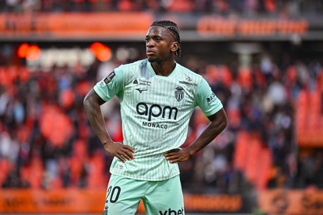 FC Lorient v AS Monaco - Ligue 1 McDonald s 2026 2027 Flavio NAZINHO of Monaco during Ligue 1 McDonald s match between Lorient and Monaco at Stade du Moustoir on October 18, 2026 in Lorient, France. Lorient France  Copyright: xIconxSportx 776577183