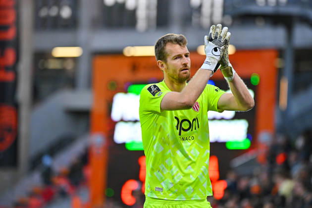 FC Lorient v AS Monaco - Ligue 1 McDonald s 2026 2027 Lukas HRADECKY of Monaco during Ligue 1 McDonald s match between Lorient and Monaco at Stade du Moustoir on October 18, 2026 in Lorient, France. Lorient France  Copyright: xIconxSportx 776577183