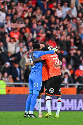 FC Lorient v AS Monaco - Ligue 1 McDonald s 2026 2027 Yvon MVOGO of FC Lorient and Nathaniel ADJEI of FC Lorient during Ligue 1 McDonald s match between Lorient and Monaco at Stade du Moustoir on October 18, 2026 in Lorient, France. Lorient France  Copyright: xIconxSportx 776577183