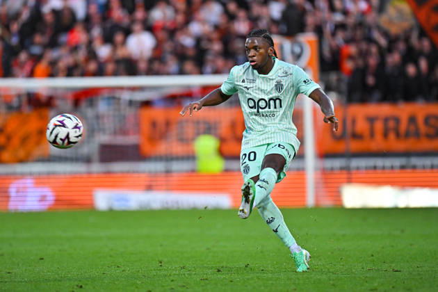 FC Lorient v AS Monaco - Ligue 1 McDonald s 2026 2027 Flavio NAZINHO of Monaco during Ligue 1 McDonald s match between Lorient and Monaco at Stade du Moustoir on October 18, 2026 in Lorient, France. Lorient France  Copyright: xIconxSportx 776577183