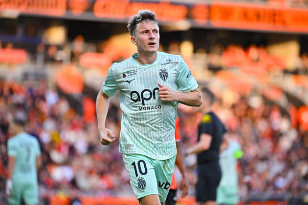 FC Lorient v AS Monaco - Ligue 1 McDonald s 2026 2027 Aleksandr GOLOVIN of Monaco during Ligue 1 McDonald s match between Lorient and Monaco at Stade du Moustoir on October 18, 2026 in Lorient, France. Lorient France  Copyright: xIconxSportx 776577183
