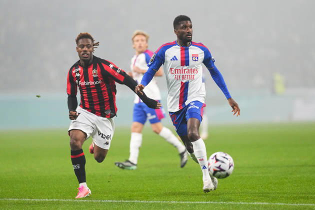 Olympique Lyonnais v OGC Nice - Ligue 1 McDonald s 2026 2027 Elye WAHI of Nice and Clinton MATA of Olympique Lyonnais during Ligue 1 McDonald s match between Lyon and Nice at Groupama Stadium on October 18, 2026 in Lyon, France. Lyon France  Copyright: xDavexWinterx 776577179