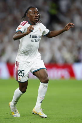 RECORD DATE NOT STATED Yan Diomande (Real Madrid CF) looks on during the LaLiga EA Sports match between Real Madrid CF and Sevilla FC at Estadio Santiago Bernabéu on October 18, 2026 in Madrid, Spain. (Photo by Manu Reino DeFodi Images) -
