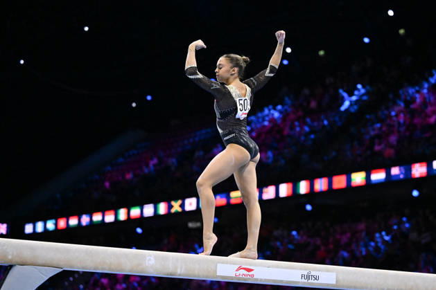 OTHER - Gymnastics - 54th Artistic Gymnastics World Championships Photo by IPA ABACAPRESS.COM89874597 - Giulia PEROTTI (ITALY) on the balance beam during the 54th Artistic Gymnastics World Championships in Rotterdam, Netherlands, on October 18, 2026 Rotterdam Netherlands  Copyright: xIPAxSport ABACAx