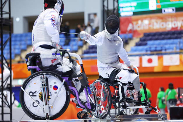 Shintaro Kano (JPN), CTOBER 19, 2026 - Para Fencing : Men s Foil Category A Round of 16 during the Asian Para Games Aichi-Nagoya 2026 at Nagoya City Inae Sports Center in Aichi, Japan. Noxthirdxpartyxsales  aflo_357227434 NaokixMoritax