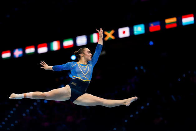 261019 Emelie Westlund of Sweden competes in women s floor exercise qualifications during day three of the 2026 Artistic Gymnastics World Championships on October 19, 2026 in Rotterdam. Photo: Joel Marklund BILDBYRÅN kod JM JM0860 bbeng artistisk gymnastik artistic gymnastics gymnastik-vm vm artistic gymnastics world championships dambbeng artistisk gymnastik artistic gymnastics gymnastik-vm vm artistic gymnastics world championships dam sverige sweden Copyright: JOELxMARKLUND BB261019JM012