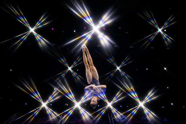 261019 Editors note: An on-camera star filter was used to create this picture. Maya Stahl of Sweden competes in women s balance beam qualifications during day three of the 2026 Artistic Gymnastics World Championships on October 19, 2026 in Rotterdam. Photo: Joel Marklund BILDBYRÅN kod JM JM0860 bbeng artistisk gymnastik artistic gymnastics gymnastik-vm vm artistic gymnastics world championships dambbeng artistisk gymnastik artistic gymnastics gymnastik-vm vm artistic gymnastics world championships dam sverige sweden Copyright: JOELxMARKLUND BB261019JM024