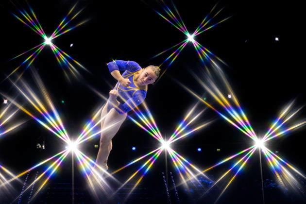 261019 Editors note: An on-camera star filter was used to create this picture. Emelie Westlund of Sweden competes in women s balance beam qualifications during day three of the 2026 Artistic Gymnastics World Championships on October 19, 2026 in Rotterdam. Photo: Joel Marklund BILDBYRÅN kod JM JM0860 bbeng artistisk gymnastik artistic gymnastics gymnastik-vm vm artistic gymnastics world championships dambbeng artistisk gymnastik artistic gymnastics gymnastik-vm vm artistic gymnastics world championships dam sverige sweden Copyright: JOELxMARKLUND BB261019JM027