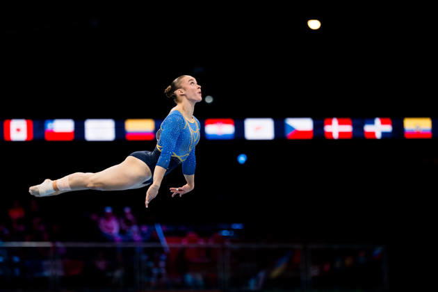 261019 Emelie Westlund of Sweden competes in women s floor exercise qualifications during day three of the 2026 Artistic Gymnastics World Championships on October 19, 2026 in Rotterdam. Photo: Joel Marklund BILDBYRÅN kod JM JM0860 bbeng artistisk gymnastik artistic gymnastics gymnastik-vm vm artistic gymnastics world championships dambbeng artistisk gymnastik artistic gymnastics gymnastik-vm vm artistic gymnastics world championships dam sverige sweden Copyright: JOELxMARKLUND BB261019JM033