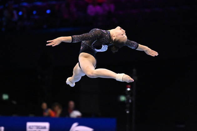 OTHER - Gymnastics - 54th Artistic Gymnastics World Championships Photo by IPA ABACAPRESS.COM89904540 - NEMOUR Kaylia (ALG) on the floor during the 54th Artistic Gymnastics World Championships in Rotterdam, Netherlands, October 19, 2026 Rotterdam Netherlands  Copyright: xIPAxSport ABACAx