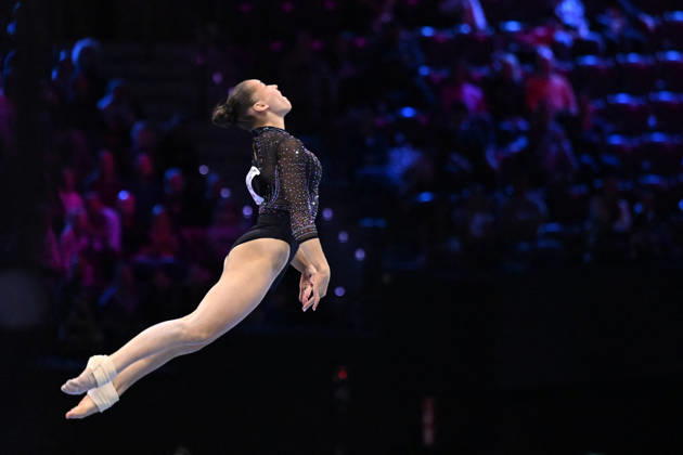 OTHER - Gymnastics - 54th Artistic Gymnastics World Championships Photo by IPA ABACAPRESS.COM89904542 - NEMOUR Kaylia (ALG) on the floor during the 54th Artistic Gymnastics World Championships in Rotterdam, Netherlands, October 19, 2026 Rotterdam Netherlands  Copyright: xIPAxSport ABACAx