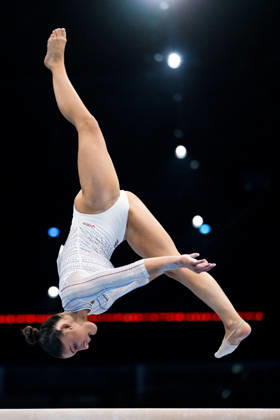 261019 Maiana Prat of France competes in women s balance beam qualifications during day three of the 2026 Artistic Gymnastics World Championships on October 19, 2026 in Rotterdam. Photo: Joel Marklund BILDBYRÅN kod JM JM0860 bbeng artistisk gymnastik artistic gymnastics gymnastik-vm vm artistic gymnastics world championships dambbeng artistisk gymnastik artistic gymnastics gymnastik-vm vm artistic gymnastics world championships dam frankrike france Copyright: JOELxMARKLUND BB261019JM056
