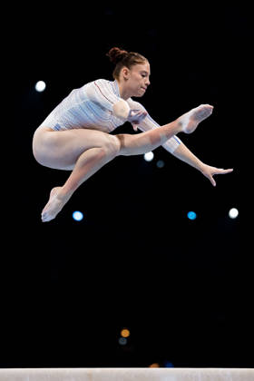 261019 Morgane Osyssek-Reimer of France competes in women s balance beam qualifications during day three of the 2026 Artistic Gymnastics World Championships on October 19, 2026 in Rotterdam. Photo: Joel Marklund BILDBYRÅN kod JM JM0860 bbeng artistisk gymnastik artistic gymnastics gymnastik-vm vm artistic gymnastics world championships dambbeng artistisk gymnastik artistic gymnastics gymnastik-vm vm artistic gymnastics world championships dam frankrike france Copyright: JOELxMARKLUND BB261019JM057