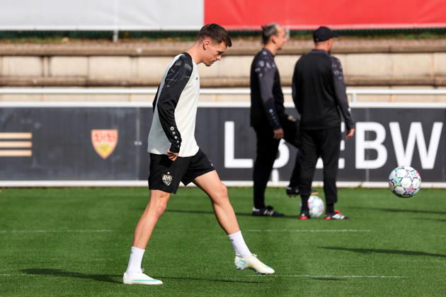 19.10.2026, Stuttgart, Fußball UEFA Champions League, Saison 2026-2027, VfB Stuttgart Training, Dzenan Pejcinovic