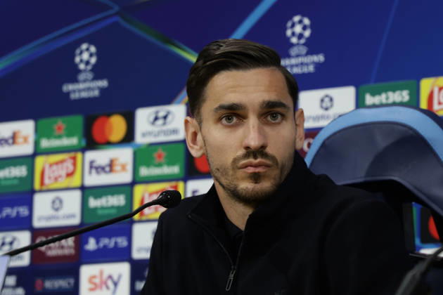 press conference, PK, Pressekonferenz SSC Napoli Napoli s Italian goalkeeper Alex Meret during the SSC Napoli press conference the day before the Champions League football match against Bodo Glimt at the Diego Armando Maradona stadium in Napoli on 19, October, 2026. ABP11724 Copyright: xAntonioxBalascox