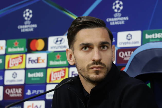 press conference, PK, Pressekonferenz SSC Napoli Napoli s Italian goalkeeper Alex Meret during the SSC Napoli press conference the day before the Champions League football match against Bodo Glimt at the Diego Armando Maradona stadium in Napoli on 19, October, 2026. ABP11749 Copyright: xAntonioxBalascox