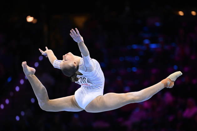 IPA89912754 - COLAS Elena (FRA) on the floor during the 54th Artistic Gymnastics World Championships in Rotterdam, Netherlands, October 19, 2026  Copyright: xFilippoxTomasi IPAxSportx xx IPA89912754 IPA89912754