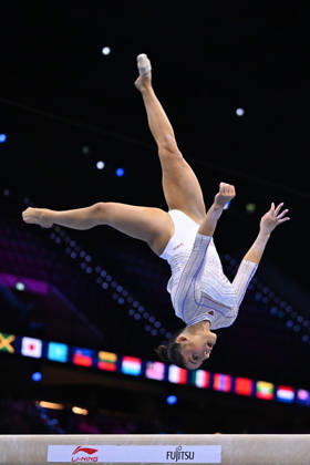 IPA89912766 - PRAT Maiana (FRA) on the balance beam during the 54th Artistic Gymnastics World Championships in Rotterdam, Netherlands, October 19, 2026  Copyright: xFilippoxTomasi IPAxSportx xx IPA89912766 IPA89912766