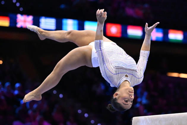 IPA89912717 - PRAT Maiana (FRA) on the balance beam during the 54th Artistic Gymnastics World Championships in Rotterdam, Netherlands, October 19, 2026  Copyright: xFilippoxTomasi IPAxSportx xx IPA89912717 IPA89912717