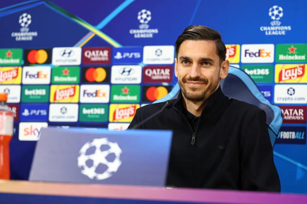 Napoli’s goalkeeper Alex Meret During the Napoli-Bodo Glimt Champions League press conference, PK, Pressekonferenz in the press room at the Diego Armando Maradona Stadium on October 19, 2026.  Copyright: xAlessandroxGarofalo LaPressex
