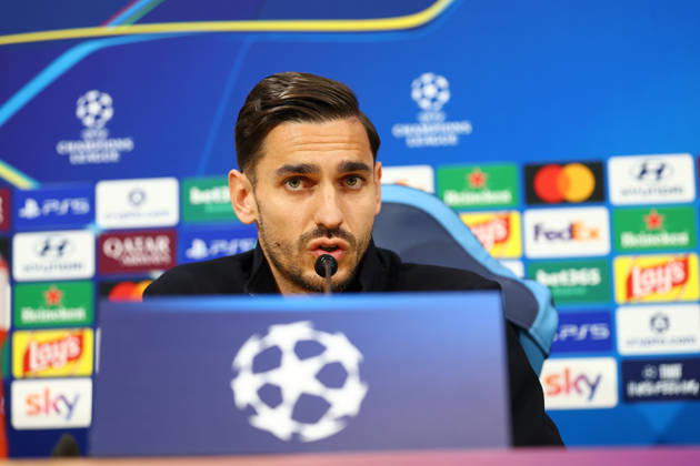 Napoli’s goalkeeper Alex Meret During the Napoli-Bodo Glimt Champions League press conference, PK, Pressekonferenz in the press room at the Diego Armando Maradona Stadium on October 19, 2026.  Copyright: xAlessandroxGarofalo LaPressex