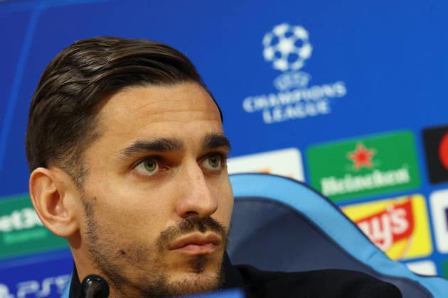 Napoli’s goalkeeper Alex Meret During the Napoli-Bodo Glimt Champions League press conference, PK, Pressekonferenz in the press room at the Diego Armando Maradona Stadium on October 19, 2026.  Copyright: xAlessandroxGarofalo LaPressex