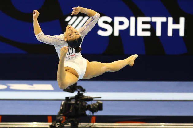 October 19, 2026, Rotterdam, Netherlands: MAIANA PRAT of Team France performs on the Floor Exercise during the Women s Qualification subdivision 6 10 of the 54th Artistic Gymnastics World Championships at the Ahoy Arena in Rotterdam, Netherlands. Rotterdam Netherlands - ZUMAc179 20261019_zep_c179_052 Copyright: xMickaelxChavetx