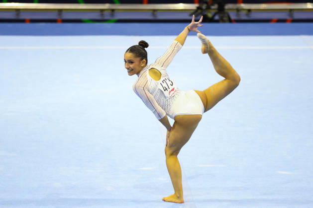 October 19, 2026, Rotterdam, Netherlands: MAIANA PRAT of Team France performs on the Floor Exercise during the Women s Qualification subdivision 6 10 of the 54th Artistic Gymnastics World Championships at the Ahoy Arena in Rotterdam, Netherlands. Rotterdam Netherlands - ZUMAc179 20261019_zep_c179_053 Copyright: xMickaelxChavetx