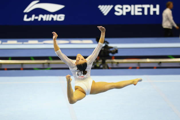October 19, 2026, Rotterdam, Netherlands: MAIANA PRAT of Team France performs on the Floor Exercise during the Women s Qualification subdivision 6 10 of the 54th Artistic Gymnastics World Championships at the Ahoy Arena in Rotterdam, Netherlands. Rotterdam Netherlands - ZUMAc179 20261019_zep_c179_056 Copyright: xMickaelxChavetx