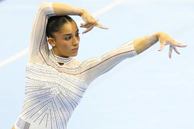 October 19, 2026, Rotterdam, Netherlands: MAIANA PRAT of Team France performs on the Floor Exercise during the Women s Qualification subdivision 6 10 of the 54th Artistic Gymnastics World Championships at the Ahoy Arena in Rotterdam, Netherlands. Rotterdam Netherlands - ZUMAc179 20261019_zep_c179_061 Copyright: xMickaelxChavetx