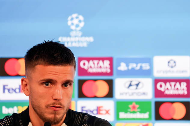 19.10.2026, Stuttgart, Fußball UEFA Champions League, Saison 2026-2027, VfB Stuttgart Pressekonferenz, Ermedin Demirovic
