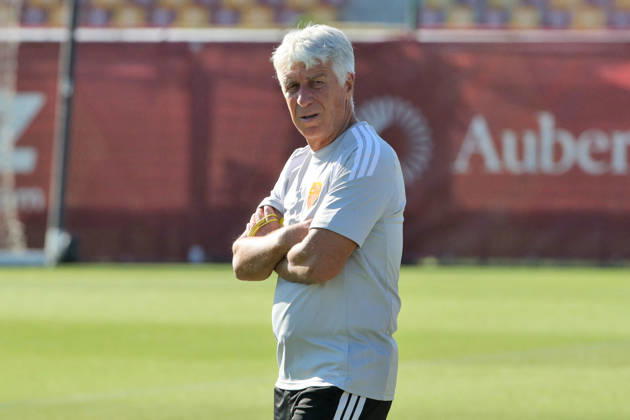 SOCCER - UEFA Champions League - AS Roma - press conference, PK, Pressekonferenz and Training Photo by IPA ABACAPRESS.COM89917379 - October 19, 2026 Champions League: Gasperini Press Conference Training Sessions In the photo: Gasperini (Photo by Gino Mancini) Roma Italy Copyright: xIPAxSport ABACAx