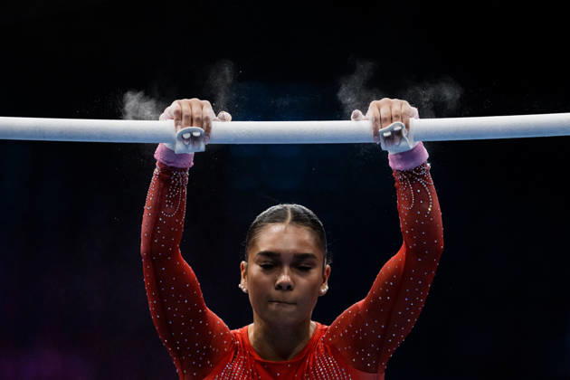 261019 Keisha Lockert of Norway competes in women s uneven bars qualifications during day three of the 2026 Artistic Gymnastics World Championships on October 19, 2026 in Rotterdam. Photo: Joel Marklund BILDBYRÅN kod JM JM0860 bbeng artistisk gymnastik artistic gymnastics gymnastik-vm vm artistic gymnastics world championships dambbeng artistisk gymnastik artistic gymnastics gymnastik-vm vm artistic gymnastics world championships dam norge norway Copyright: JOELxMARKLUND BB261019JM071