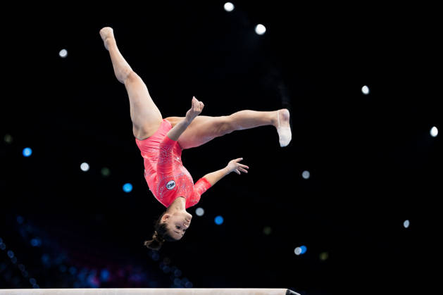 261019 Elizaveta Us of Russia competes in women s balance beam qualifications during day three of the 2026 Artistic Gymnastics World Championships on October 19, 2026 in Rotterdam. Photo: Joel Marklund BILDBYRÅN kod JM JM0860 bbeng artistisk gymnastik artistic gymnastics gymnastik-vm vm artistic gymnastics world championships dambbeng artistisk gymnastik artistic gymnastics gymnastik-vm vm artistic gymnastics world championships dam ryssland Copyright: JOELxMARKLUND BB261019JM083