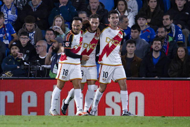 Getafe CF v Rayo Vallecano - La Liga EA Sports 2026 27 October 19, 2026, Estadio El Coliseum, Getafe, Madrid, Spain: Alvaro Garcia of Rayo Vallecano celebrates his goal during La Liga EA Sports match between Getafe and Rayo Vallecano at Estadio El Coliseum on October 19, 2026 in Madrid, Spain. Getafe Estadio Coliseum Madrid Spain Copyright: xAlejandroxMatiasxAcostax