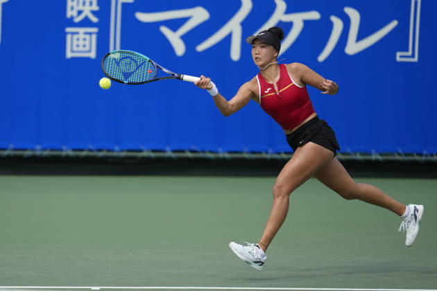 WTA, Tennis Damen Kinoshita Group Japan Open - Day 2 Ann Li of the United States plays during her round of 32 singles match against Emerson Jones of Australia at the 2026 Kinoshita Group Japan Open Women s tennis tournament at Utsubo Tennis Center in Osaka, Japan, on October 20, 2026. Osaka Japan  Copyright: xOwenxHammondx originalFilename:hammond-2026kino261020_npFqV.jpg