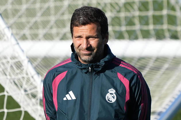 REAL MADRID CF v RB LEIPZIG. CHAMPIONS LEAGUE 2026 2027. ROUND 3. Real Madrid CF s assistant coach Joao Tralhao during training session prior to the Champions League round 3 match against RB Leipzig. October 20 2026. (ALTERPHOTOS Acero) MadridSpain Copyright: xAcerox