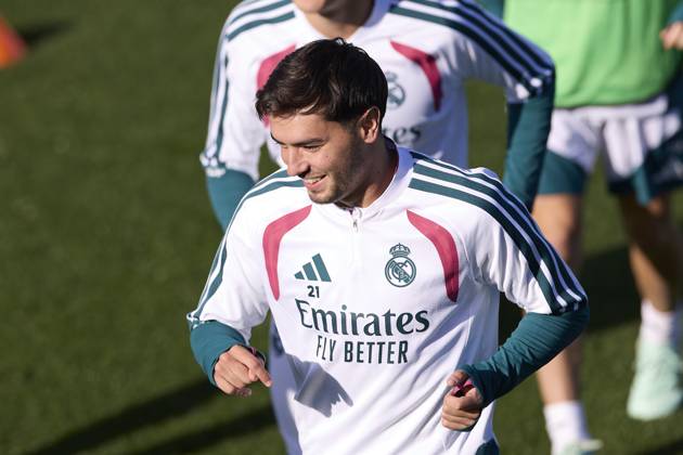 October 20, 2026, Madrid, Spain: Brahim Diaz (Real Madrid CF) is seen in action during a training session on the eve of the UEFA Champions League 2026 2027 match between Real Madrid CF and RB Leipzig..Real Madrid CF is holding its final training session ahead of its third UEFA Champions League game. Madrid Spain - ZUMAs197 20261020_aaa_s197_007 Copyright: xFedericoxTitonex