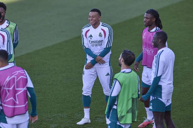 October 20, 2026, Madrid, Spain: Kylian Mbappe (Real Madrid CF) is seen in action during a training session on the eve of the UEFA Champions League 2026 2027 match between Real Madrid CF and RB Leipzig..Real Madrid CF is holding its final training session ahead of its third UEFA Champions League game. Madrid Spain - ZUMAs197 20261020_aaa_s197_021 Copyright: xFedericoxTitonex