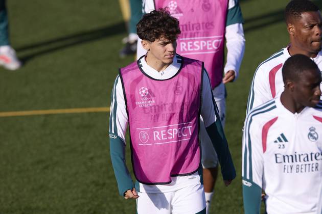 October 20, 2026, Madrid, Spain: Thiago Pitarch (Real Madrid CF) is seen in action during a training session on the eve of the UEFA Champions League 2026 2027 match between Real Madrid CF and RB Leipzig..Real Madrid CF is holding its final training session ahead of its third UEFA Champions League game. Madrid Spain - ZUMAs197 20261020_aaa_s197_028 Copyright: xFedericoxTitonex