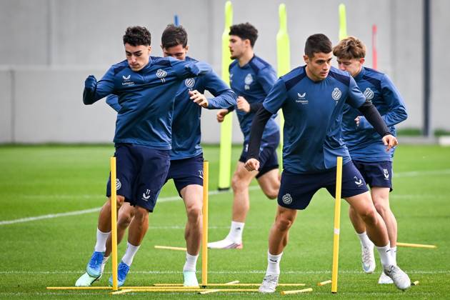 Club Brugge v RC Lens - UEFA Champions League preparations Club Brugge s Jan Virgili and Nicolo Tresoldi pictured during a training session of football team Club Brugge KV, on Tuesday 20 October 2026 at the team s basecamp in Westkapelle (Knokke-Heist), Belgium, as preparation for the the UEFA Champions League game against RC Lens. (Photo News Elias Rom) Knokke-Heist Belgium  Copyright: xPhotonewsx xEliasxRomx