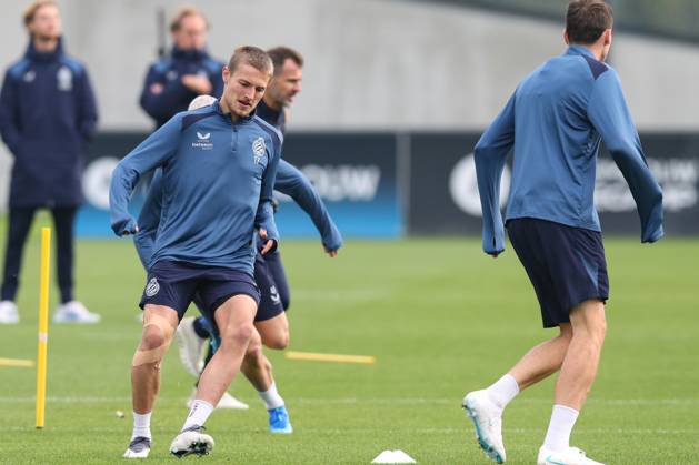 Club s Romeo Vermant pictured during a training session of Belgian soccer team Club Brugge KV, Tuesday 20 October 2026 in Knokke-Heist. Club is preparing for the third game in the UEFA Champions League league phase against French team Racing Club de Lens tomorrow. BRUNOxFAHY  x190373945x