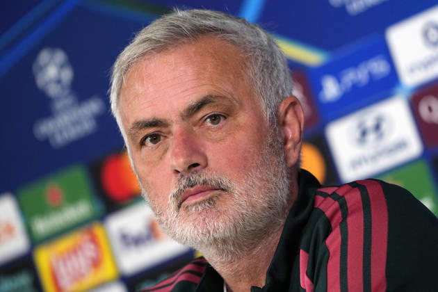 Real Madrid CF s coach Jose Mourinho in press conference, PK, Pressekonferenz after raining session prior to the Champions League round 3 match against RB Leipzig. October 20 2026. (20261020479)