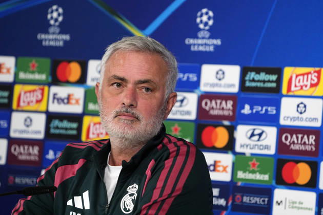 Real Madrid CF s coach Jose Mourinho in press conference, PK, Pressekonferenz after raining session prior to the Champions League round 3 match against RB Leipzig. October 20 2026. (20261020480)