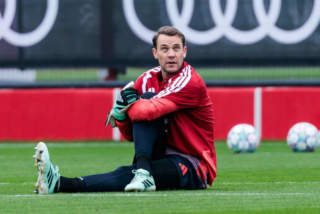 MUNICH, GERMANY - OCTOBER 20: Manuel Neuer (FC Bayern Muenchen, 1) during the training session before the UEFA Champions League match between FC Bayern Muenchen vs. Arsenal FC at Trainingsgelaende an der Saebener Str on October 20, 2026 in Munich, Germany. Bavaria Germany Copyright: xSteffiexWunderlx