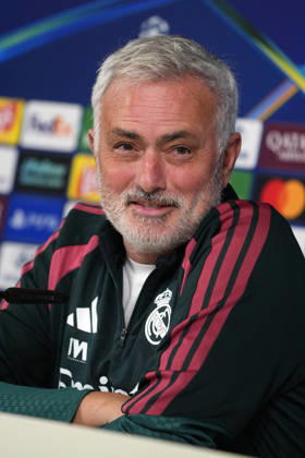 REAL MADRID CF v RB LEIPZIG. CHAMPIONS LEAGUE 2026 2027. ROUND 3. Real Madrid CF s coach Jose Mourinho in press conference, PK, Pressekonferenz after raining session prior to the Champions League round 3 match against RB Leipzig. October 20 2026. (ALTERPHOTOS Acero) MadridSpain  Copyright: xAcerox